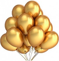 Helium gold Balloons